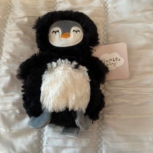 Slumberkins Penguin Mini in black. NWT. Holiday 2022.